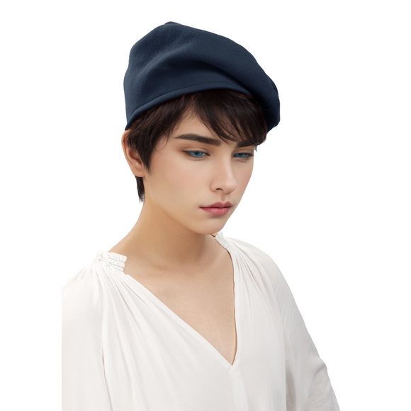 Renaissance Hat Men, Medieval French Beret Peasant Cosplay Costume Cap For🐬 - Picture 3 of 8